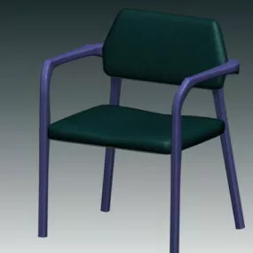 Vintage Accent Chair 3d model