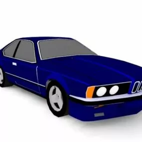 Blue Car 3d model