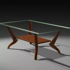 Modern Glass Coffee Table 3d model