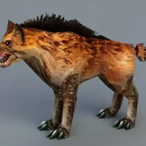 Spotted Hyena 3d model