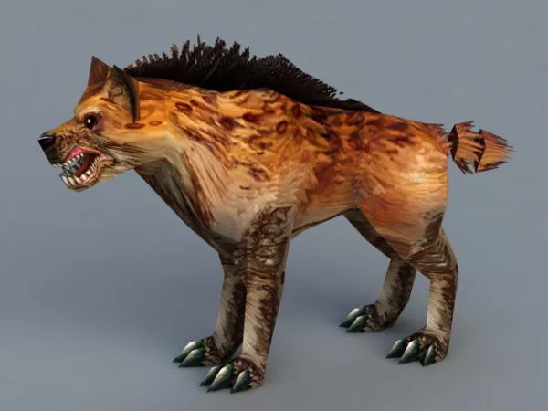 Spotted Hyena 3d model Spotted Hyena 3d model