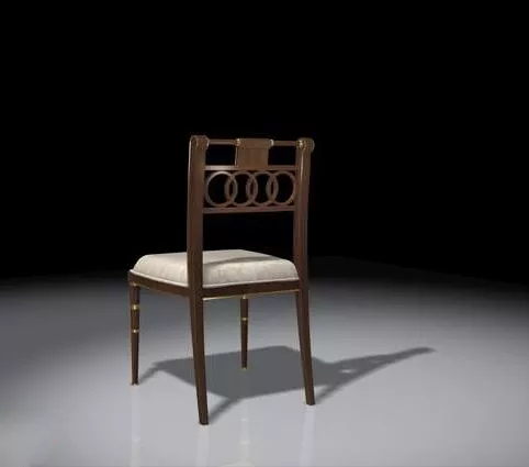 Antique Dining Chair 3d model Antique Dining Chair 3d model