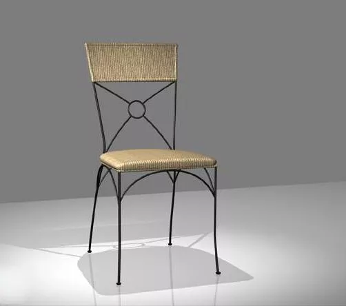 Wrought Iron Dining Chair 3d model Wrought Iron Dining Chair 3d model