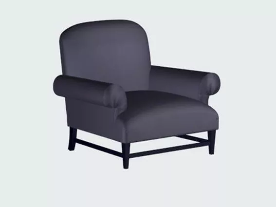 Blue Sofa Chair 3d model Blue Sofa Chair 3d model