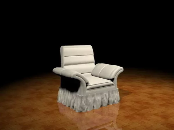 Fabric Sofa Chair 3d model Fabric Sofa Chair 3d model