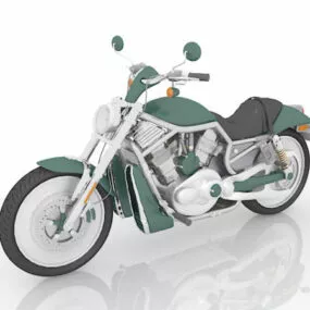 Sport Touring Motorcycle 3d model