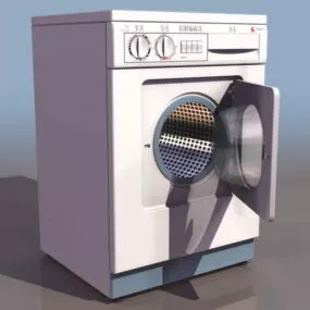Front Loading Clothes Washer 3d model