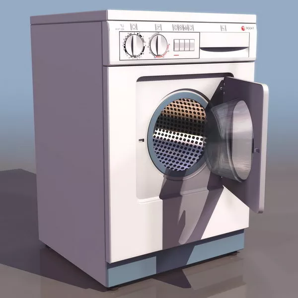 Front Loading Clothes Washer 3d model Front Loading Clothes Washer 3d model