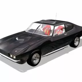 Coupe Hatchback Car 3d model
