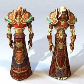 Wow Undead Mage 3d model