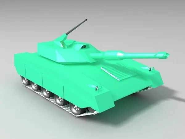 Main Battle Tank 3d model Main Battle Tank 3d model