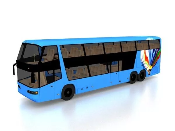 Peanut Bus 3d model