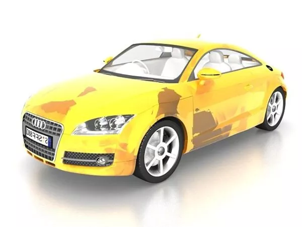 Audi Rsq Concept Lowpoly 3d model