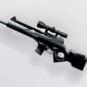 Military Sniper Rifle 3d model