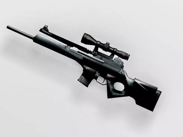 Military Sniper Rifle 3d model Military Sniper Rifle 3d model