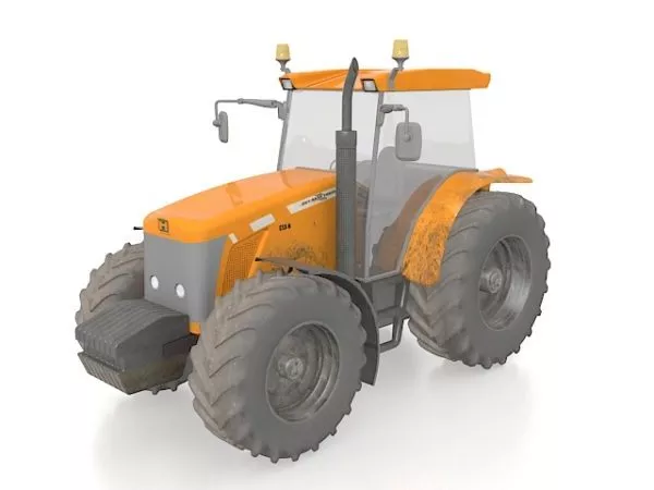 Farm Tractor 3d model Farm Tractor 3d model