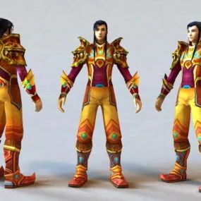 Ancient Chinese Warrior 3d model