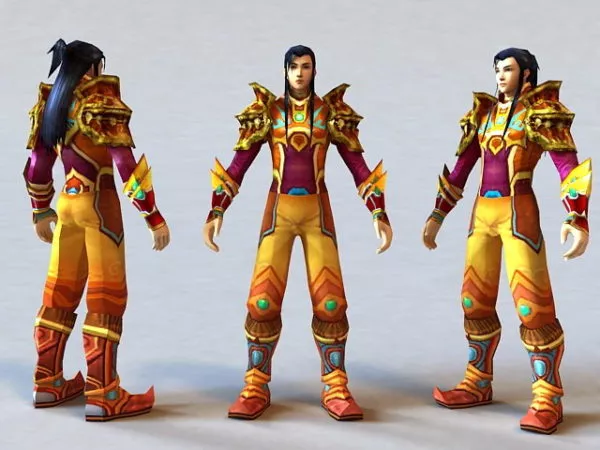Ancient Chinese Warrior 3d model Ancient Chinese Warrior 3d model