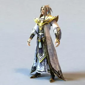Ancient Chinese Handsome Man 3d model