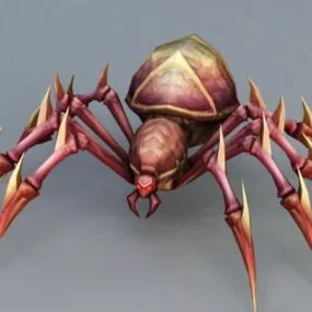 Cartoon Spider 3d model