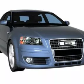 Audi A3 Compact Car 3d model