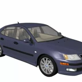 Saab 9-3 Compact Executive Car 3d model