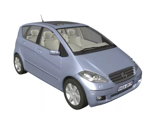 Mercedes-benz A-class Compact Car 3d model Mercedes-benz A-class Compact Car 3d model