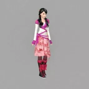 Ancient Chinese Girl 3d model