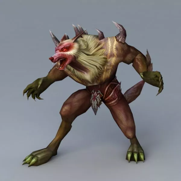Frostwolf Mount Wolf 3d model