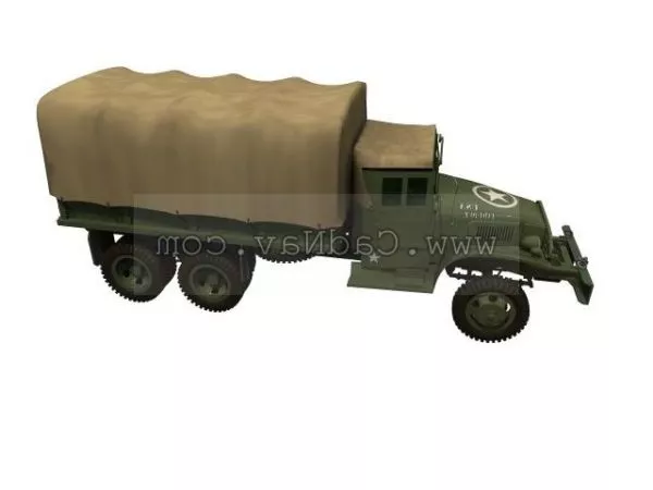 Gmc Military Truck 3d model Gmc Military Truck 3d model