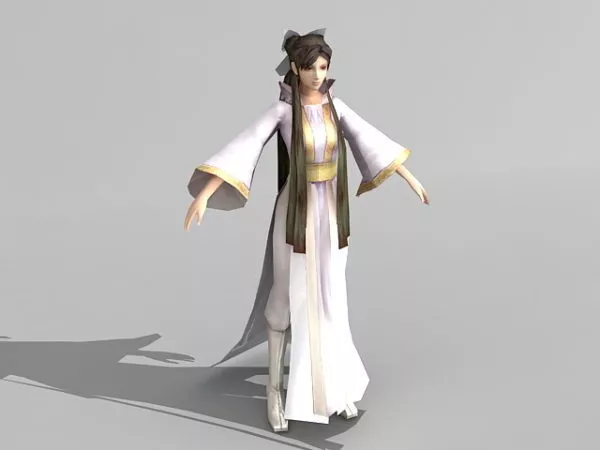 Ancient Chinese Girl 3d model Ancient Chinese Girl 3d model