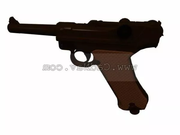 Luger Pistol 3d model Luger Pistol 3d model
