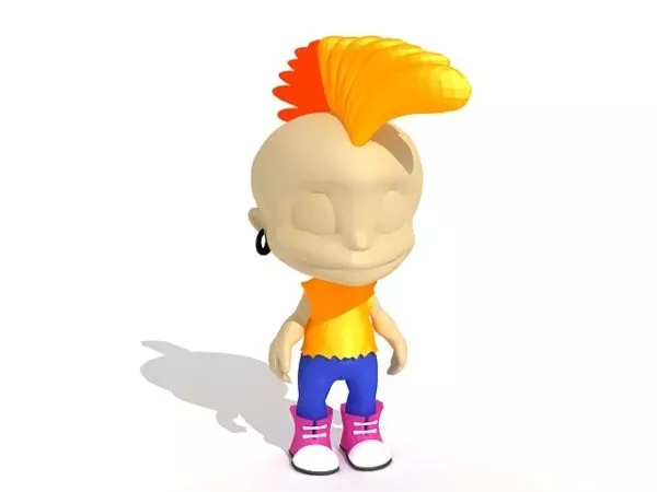 Fighter Boy 3d model