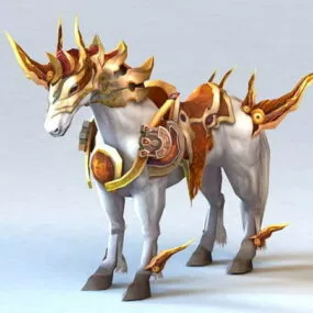 Medieval War Horse 3d model