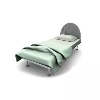 Modern Single Bed 3d model Modern Single Bed 3d model