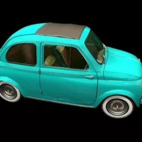 Fiat 500 City Car 3d model