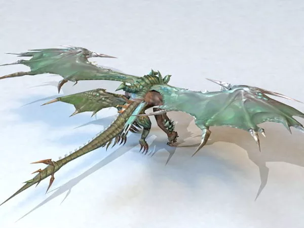 Flying Bunny Character On Moon 3d model