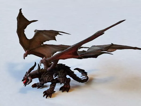 Black Dragon 3d model Black Dragon 3d model