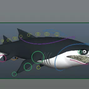 Great White Shark 3d model