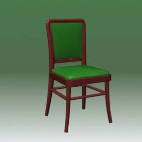Upholstered Side Chair 3d model