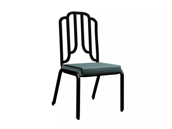 Upholstered Dining Chair 3d model Upholstered Dining Chair 3d model