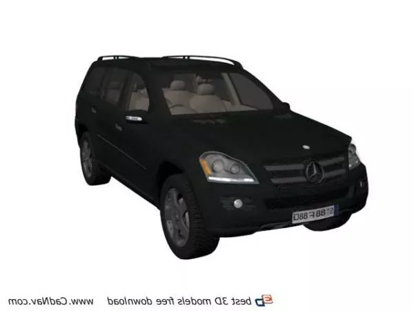 Mercedes-benz Gl-class 3d model Mercedes-benz Gl-class 3d model