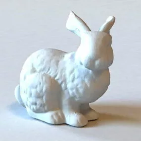 White Rabbit Statue 3d model