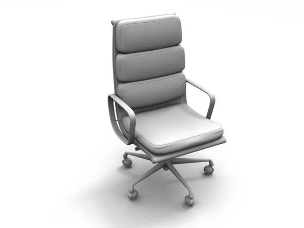 Upholstered Swivel Chair 3d model Upholstered Swivel Chair 3d model