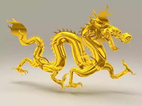 Chinese Dragon Creature 3d model