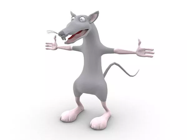 Cartoon Mouse Character 3d model Cartoon Mouse Character 3d model