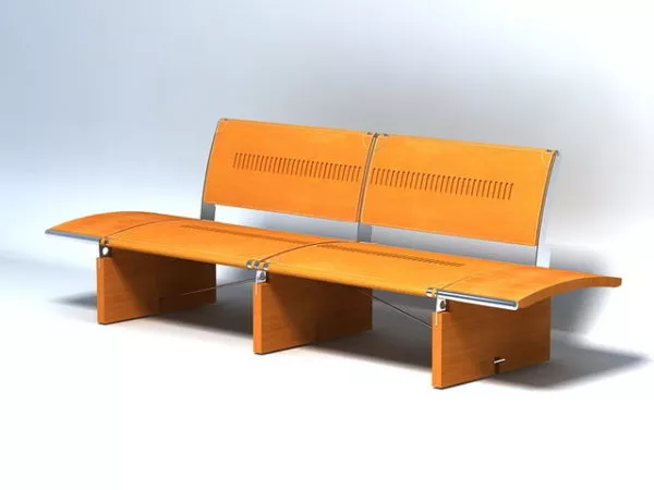 Outdoor Patio Set 3d model