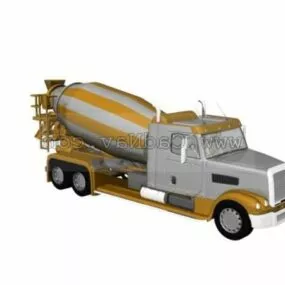 Concrete Truck Mixer 3d model
