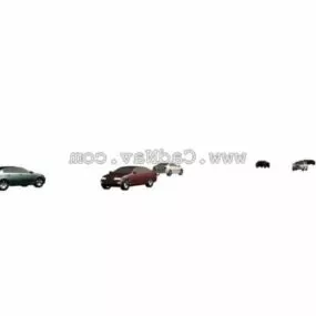 Typical Sedan Car 3d model