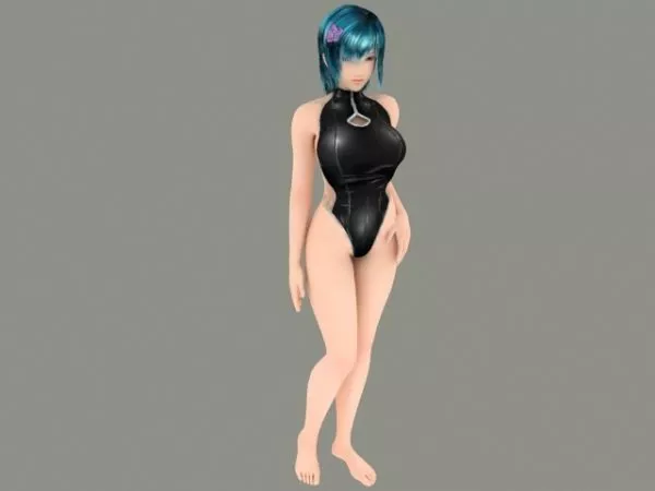 Bikini Girl Character 3d model Bikini Girl Character 3d model